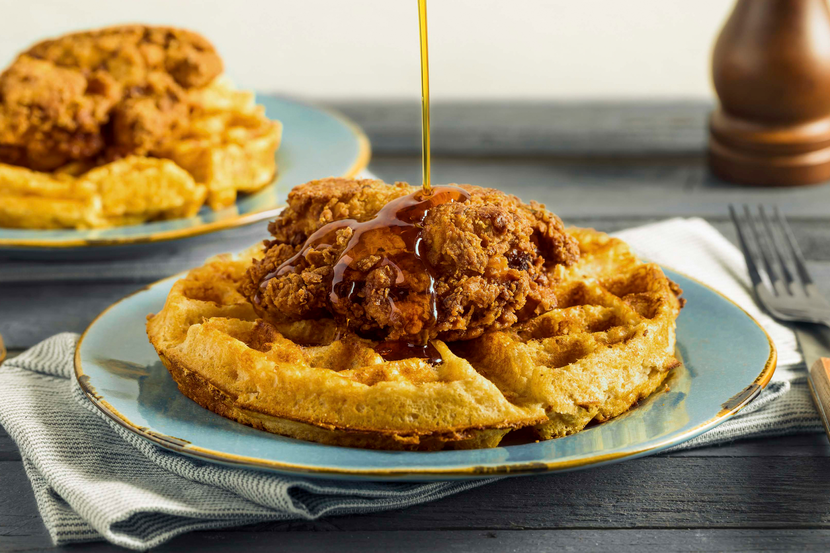 The Mason Jar Chicken and Waffles